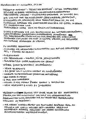 Brief aus dem Gefängniss in Alessandria, Seite 1