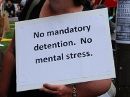 No mandatory detention. No mental stress. Rally in Melbourne, 7th of November 2010