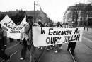 In Gedenken an Oury Jalloh - Demonstration in Dessau