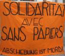 Solidarität avec Sans Papiers, Wien am 30. April 2010
