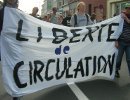 liberte de circulation - noborders demo in calais, 27. june 2009