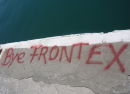Protest gegen Frontex am 28. August 2010 auf Samos - Foto: w2eu.net