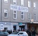 Protest gegen Abschiebungen vor Freund_innen schützen Haus, 8. März 2011