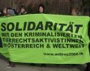 Solidarität mit den kriminalisierten Tierrechtsaktivist_innen in Österreich und weltweit - Aktionstag in Berlin, 2. März 2010