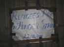 Refugees are in hunger strike since 22. December 2012