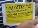 Transnationaler Migrant_innenstreik - Presseaussendung zur Demonstration am 1. Juni 2012 in Wien