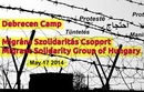 Protests @ Debrecen Camp - 17 May 2014.