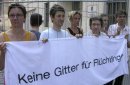 Aktion 'Keine Gitter für Flüchtlinge', Wien, 11. Juli 2006