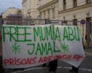 Free Mumia Abu Jamal - Prisons are obsolet - Kundgebung vor der US-Botschaft in Wien
