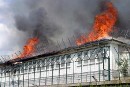Vinennes detention centre burning, 22nd of June 2008.
