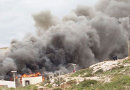 Das brennende Internierungslager auf Lampedusa, 18. Feb 2009