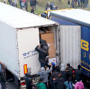 Entering, Calais, 3rd of October 2015