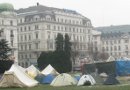 The Protest Camp in Sigmund Freud Park, Vienna