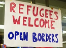 Refugees welcome - open borders