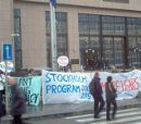 Protest gegen das Stockholm Programm in Brüssel, 01. Dec 2009