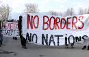 Protest at Sofia detention centre, March 27, 2011