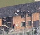 Protestres on the roof of Villawood detention centre