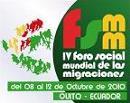Logo: World Social Forum on Migrations in Quito, Ecuador