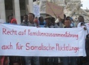 Recht auf Familienzusammenführung auch für somalische Flüchtlinge, Protest vor dem Parlament in Wien am 10. Oktober 2012