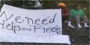 Roof protest in Villawood detention centre: 