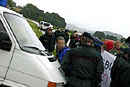 Festnahme bei der Demonstration gegen das Ulrichsbergtreffen